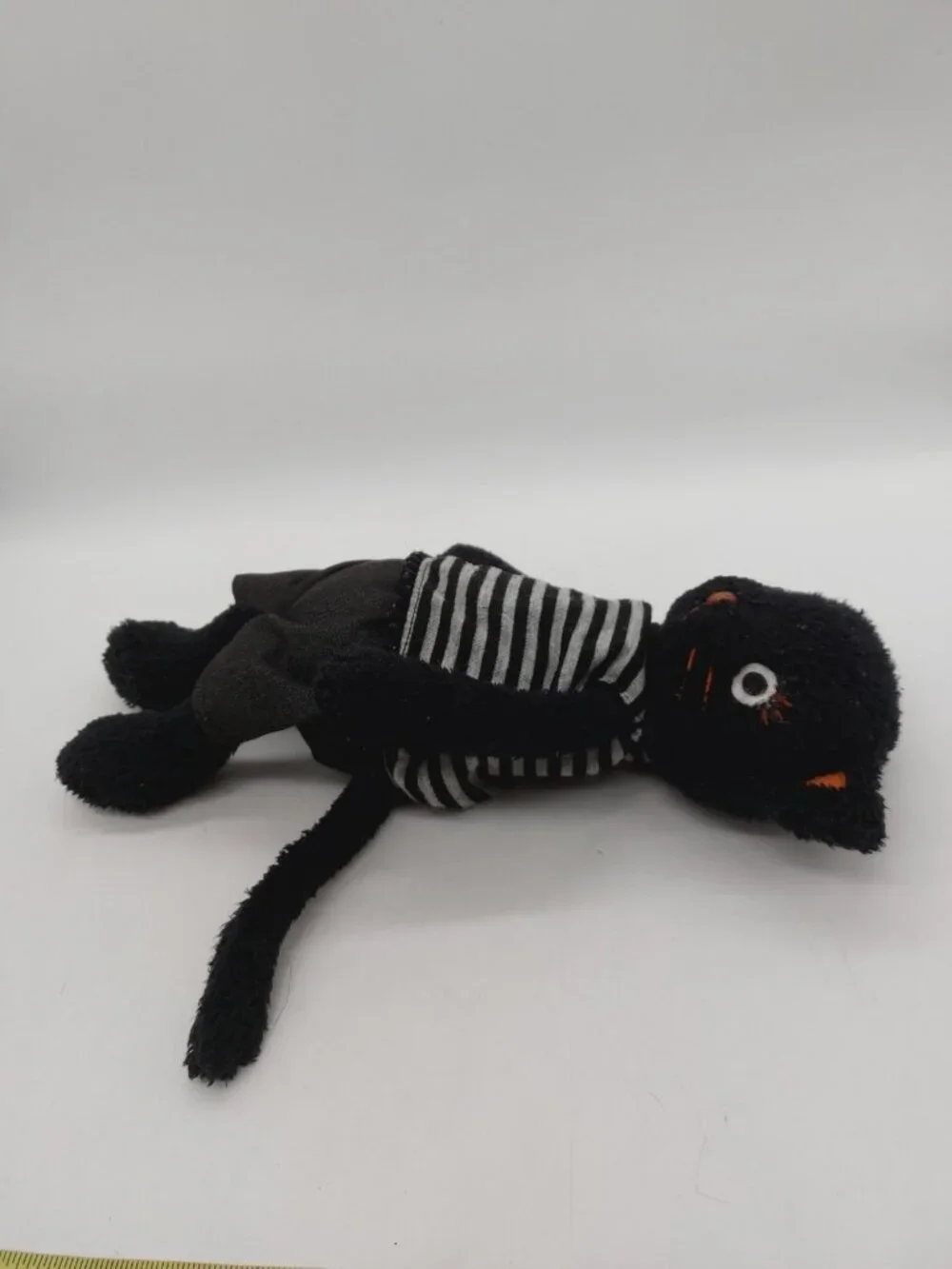 Plush Black Cat In Shirt & Pants Bunnys Home 12